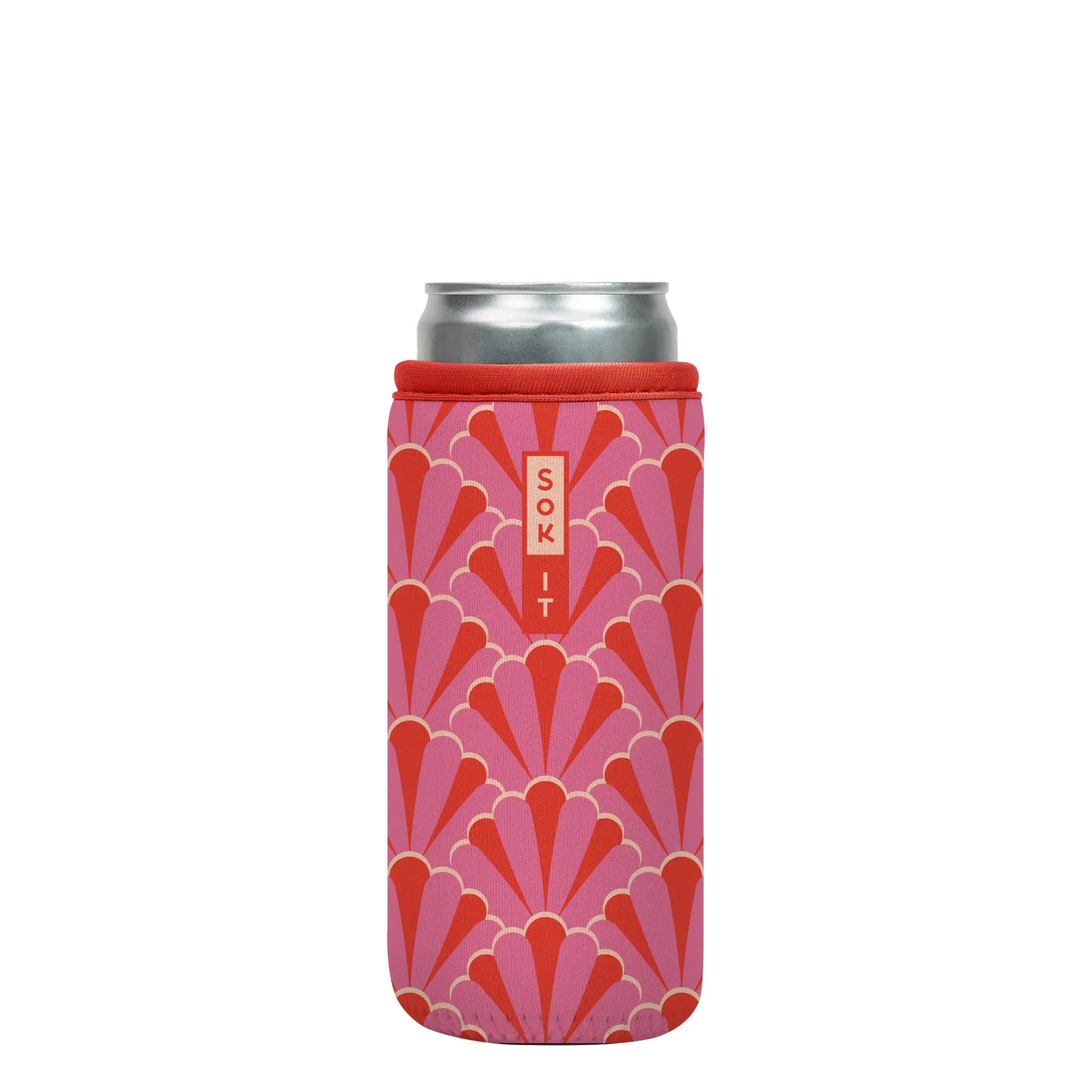 Sok-It CanSok - Pink Gatsby 12oz Slim Can 13.99 CanSok-Evergreen