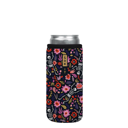 Sok-It CanSok - Skelly 12oz-Slim 12.99 CanSok-Fall Holiday