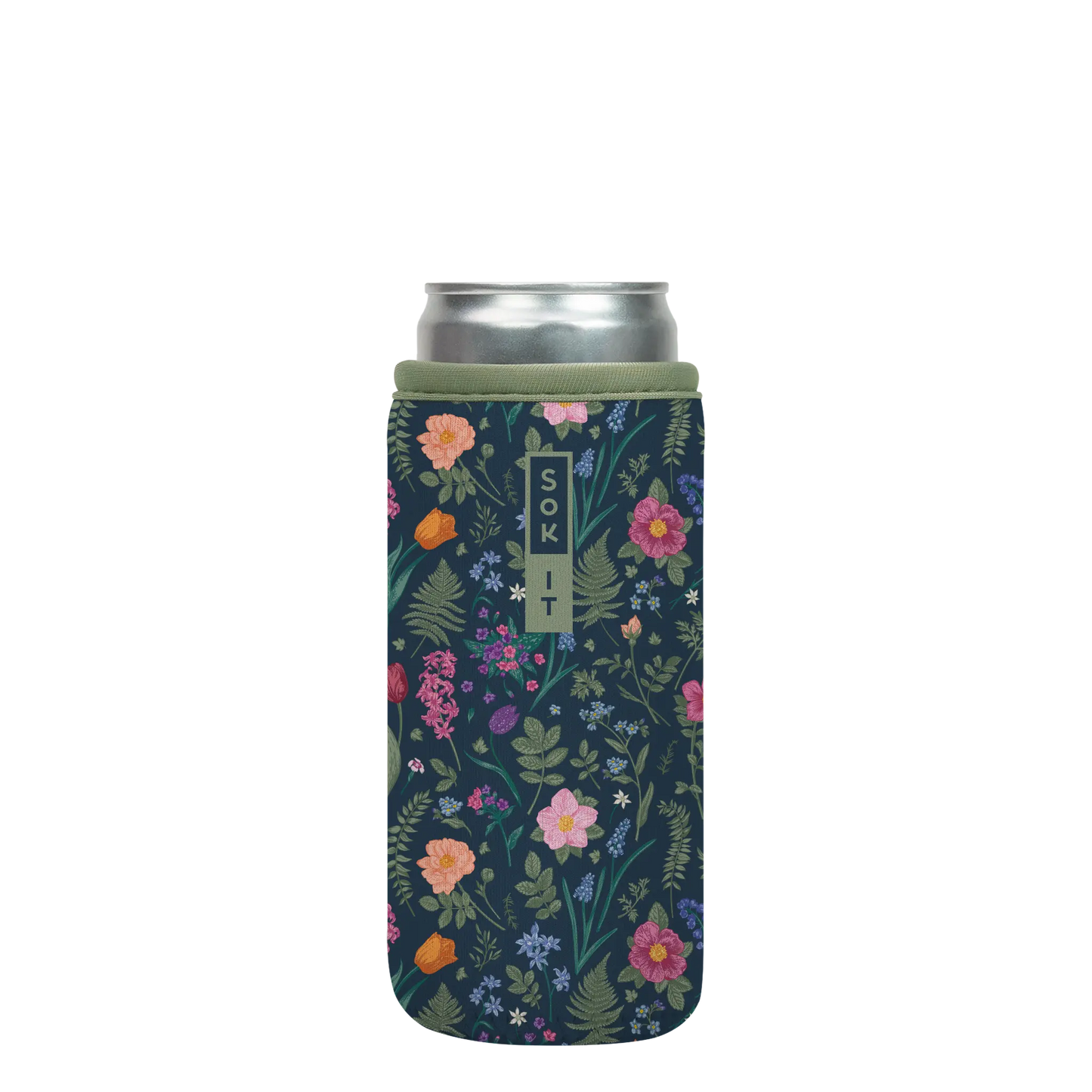Sok-It CanSok - Spring Noir 12oz-Slim-Can 13.99 CanSok-Evergreen