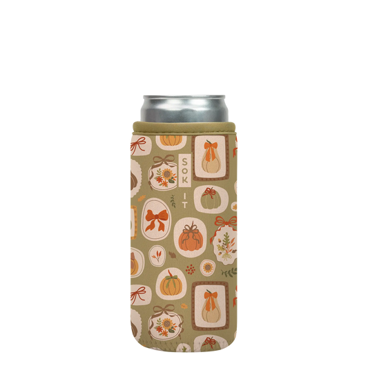 Sok-It CanSok - The Pumpkin Gallery 12oz Slim Can 13.99 CanSok-Fall Holiday