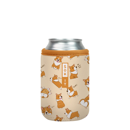 Sok-It CanSok - Too Corgi to Function 12oz Can 13.99 CanSok-Evergreen