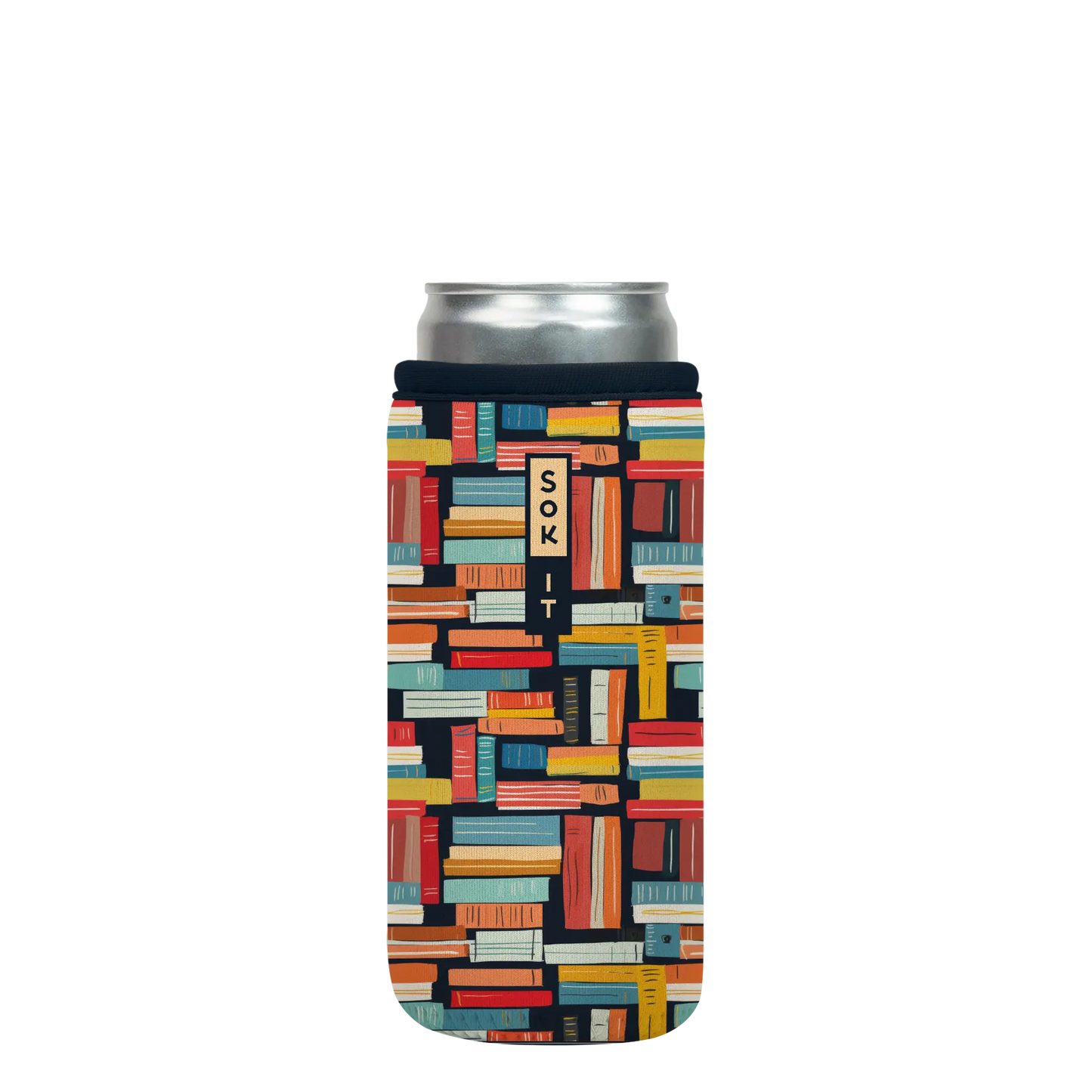 Sok-It CanSok - Well Read 12oz-Slim-Can 13.99 CanSok-Fall Holiday
