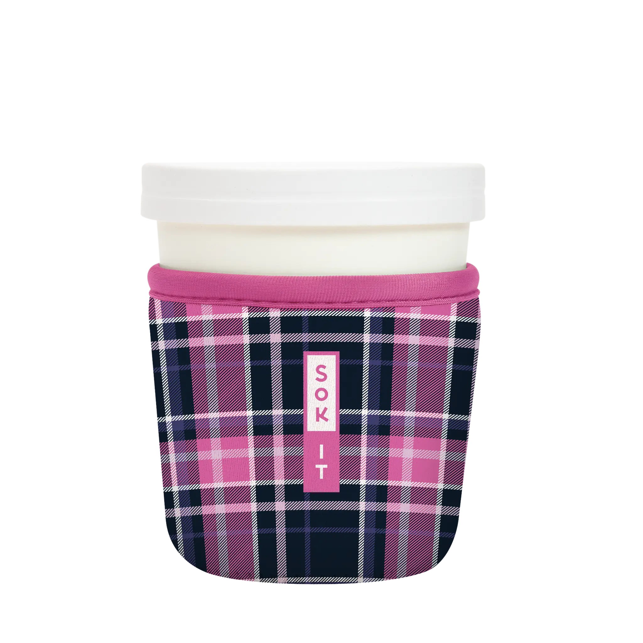 Sok-It IceCreamSok - Berry Plaid  IceCreamSok-Evergreen