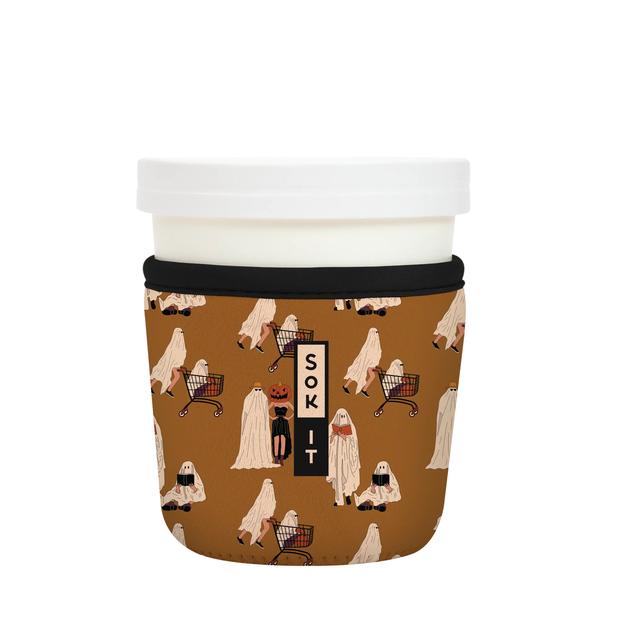 Sok-It IceCreamSok - Material Ghoul  IceCreamSok-Fall Holiday