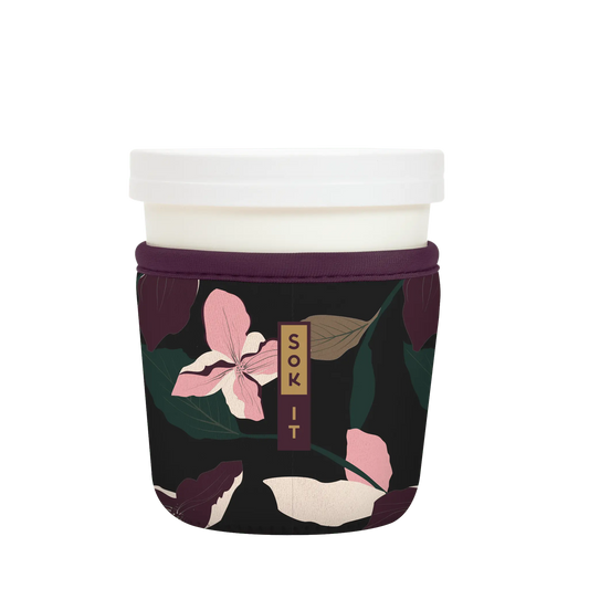 Sok-It IceCreamSok - Modern Floral 16oz-Ice-Cream-Pint 9.73 IceCreamSok-FW Floral