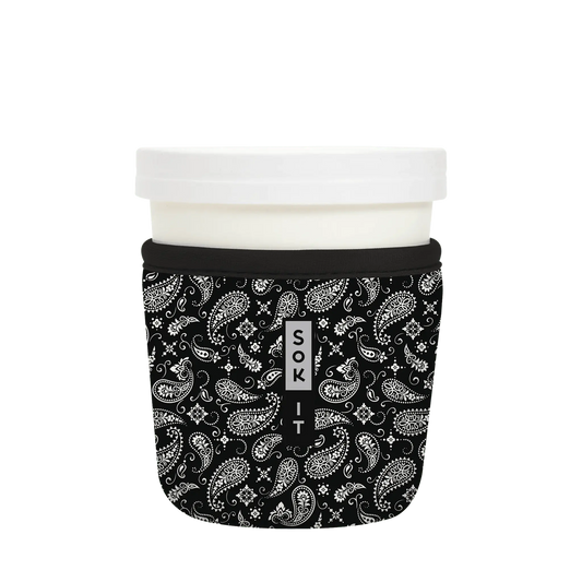Sok-It IceCreamSok for Standard Pint - Black Bandana Default-Title 10.48 IceCreamSok-Bohemian