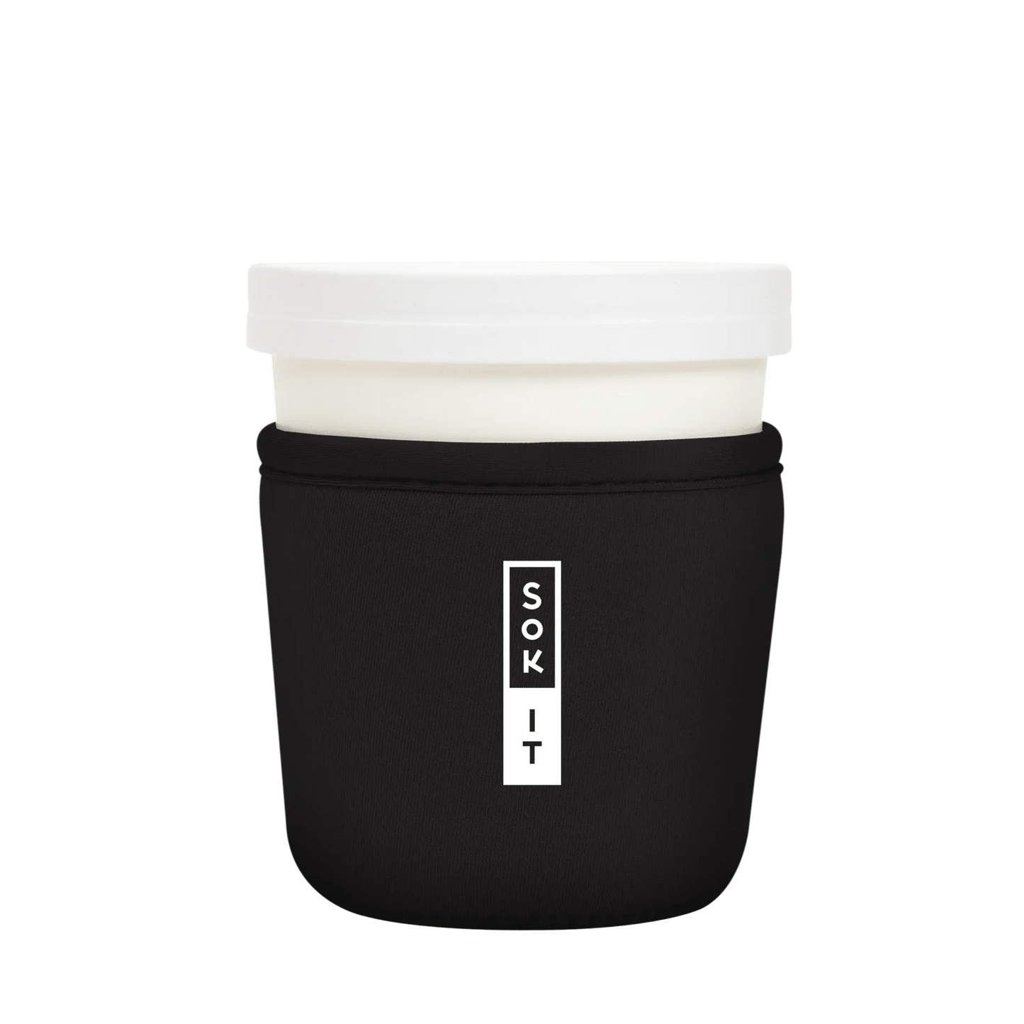 Sok-It IceCreamSok for Standard Pint - Black Default-Title 14.99 IceCreamSok-Classic Solid