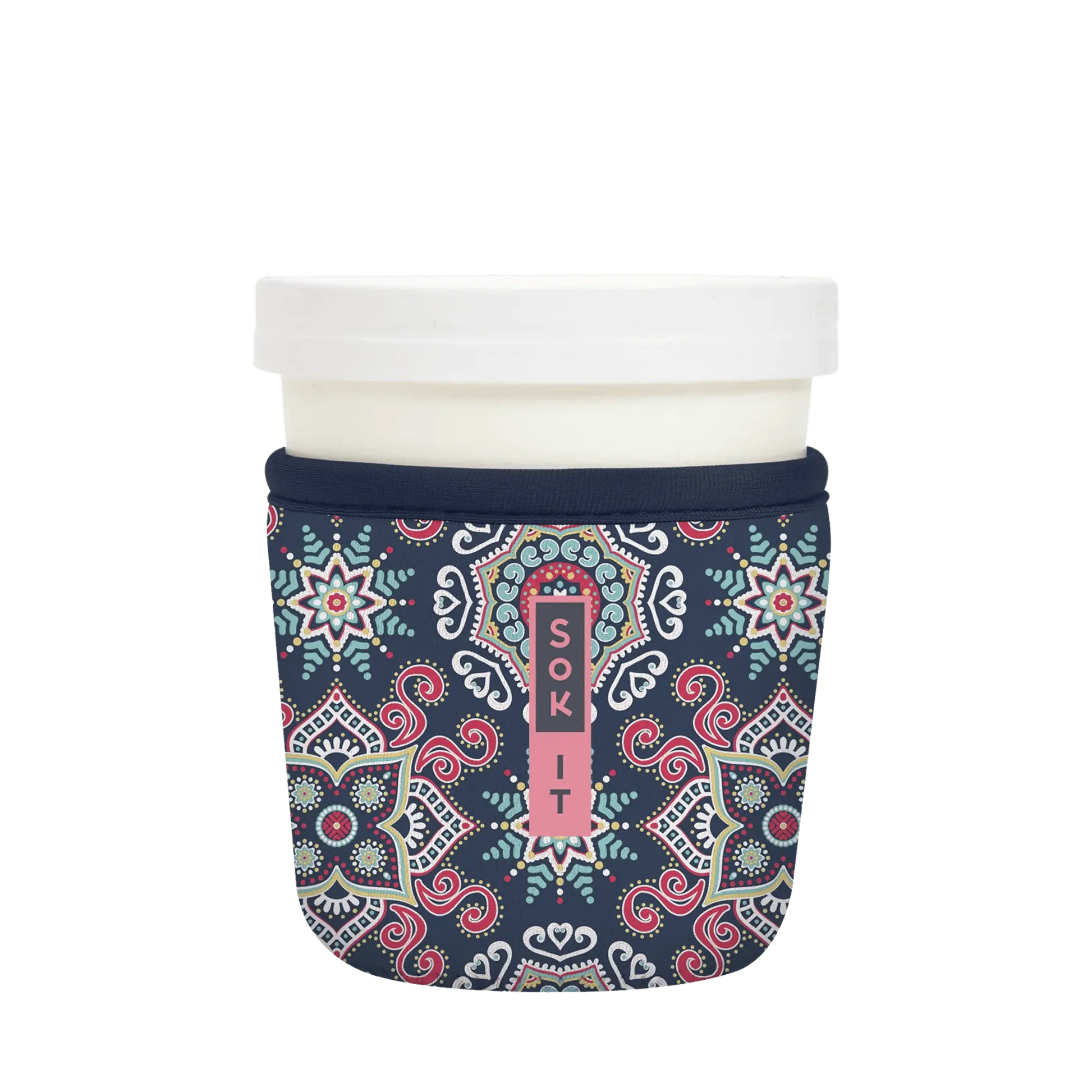 Sok-It IceCreamSok for Standard Pint - Floral Burst Default-Title 7.49 IceCreamSok-Bohemian