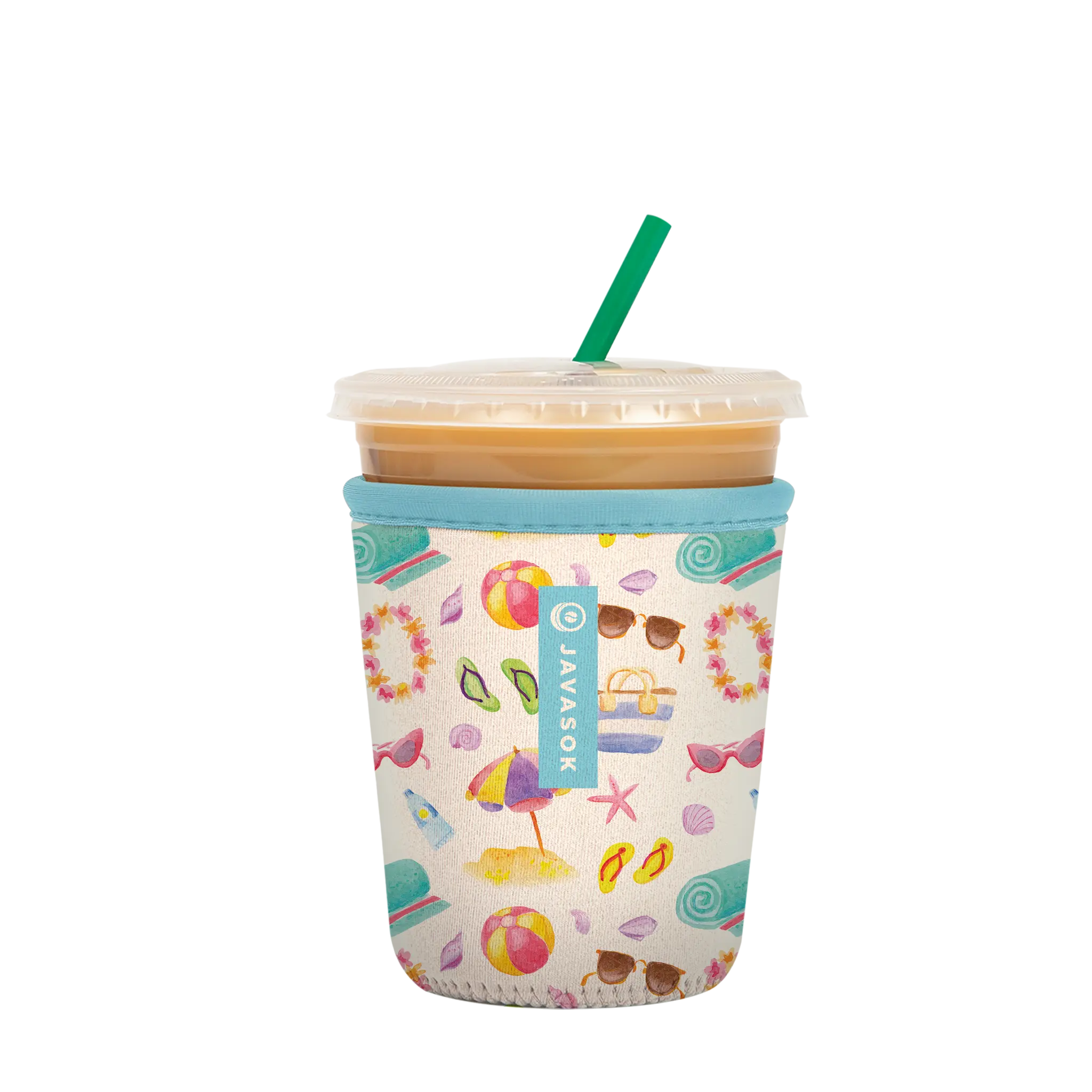 Sok-It JavaSok - Beach Life Small-16-20oz 14.99 JavaSok-Summer Holiday