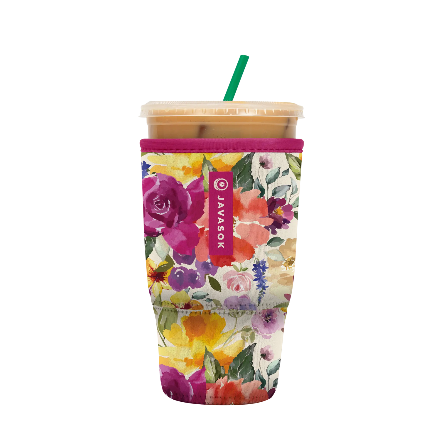 Sok-It JavaSok - Blooming Bright Large-30-32oz 18.99 JavaSok-Evergreen