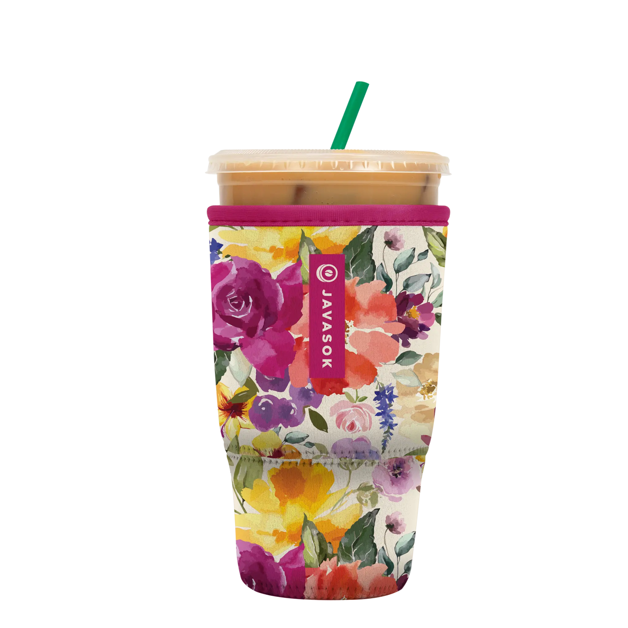 Sok-It JavaSok - Blooming Bright Large-30-32oz 18.99 JavaSok-Evergreen
