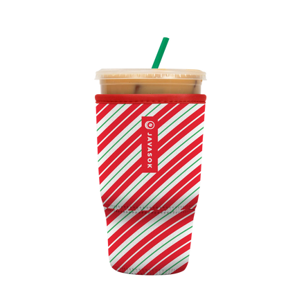 Sok-It JavaSok - Candy Cane Stripes Large-30-32oz 8.99 JavaSok-Winter Holiday