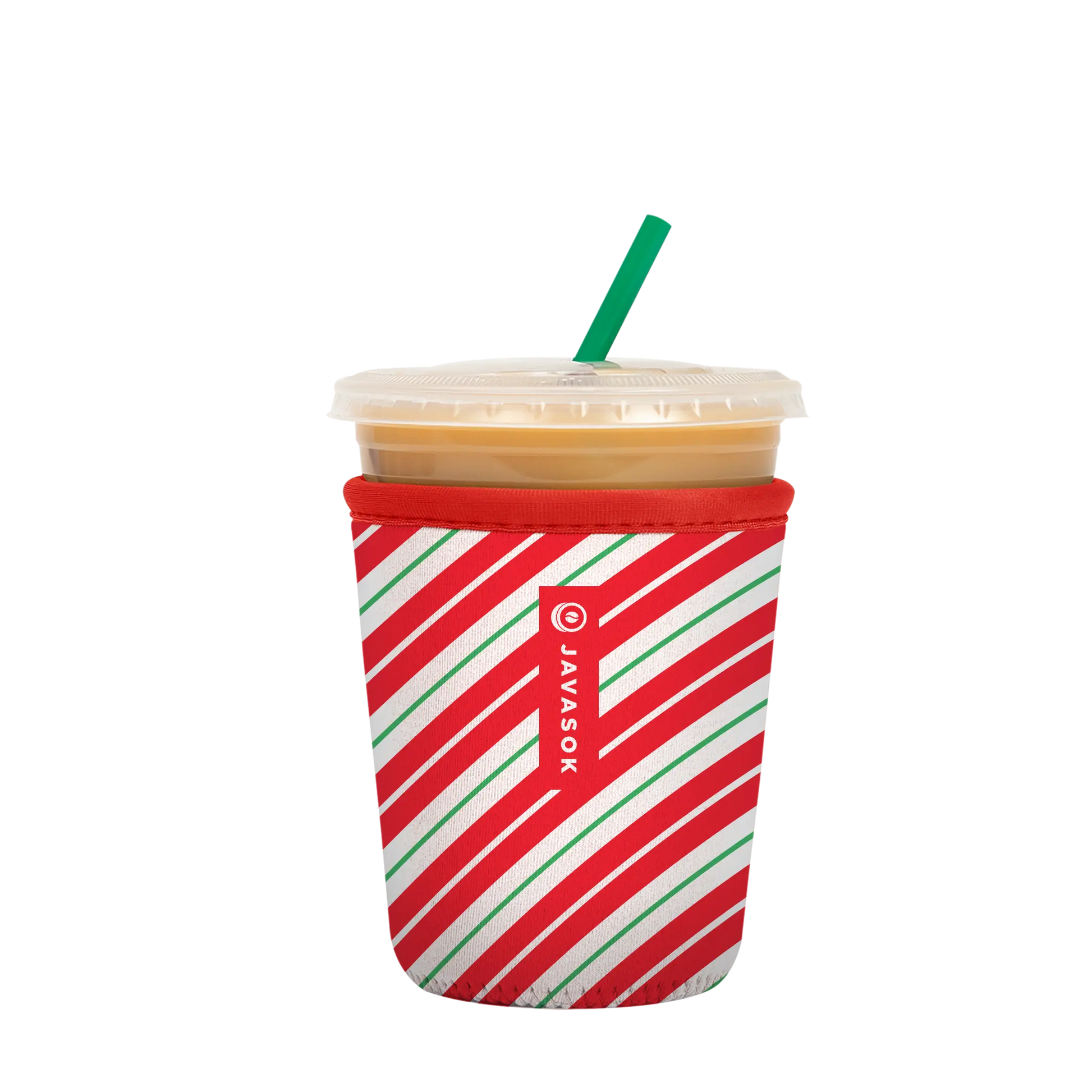 Sok-It JavaSok - Candy Cane Stripes Small-16-20oz 6.99 JavaSok-Winter Holiday