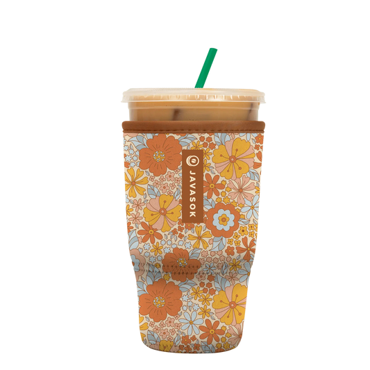 Sok-It JavaSok - Flower Power Large-30-32oz 17.99 JavaSok-SS Floral