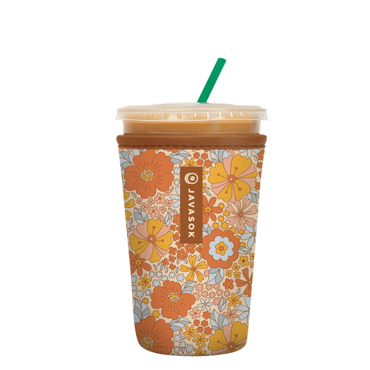 Sok-It JavaSok - Flower Power Medium-22-28oz 15.99 JavaSok-SS Floral