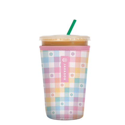 Sok-It JavaSok - Gingham Flowers Medium-22-28oz 15.99 JavaSok-SS Floral