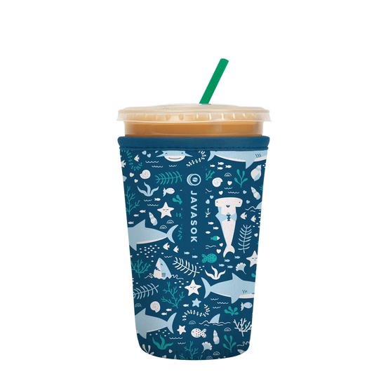 Sok-It JavaSok - Happy Sharks Medium-22-28oz 15.99 JavaSok-Sealife