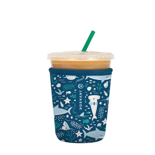 Sok-It JavaSok - Happy Sharks Small-16-20oz 13.99 JavaSok-Sealife