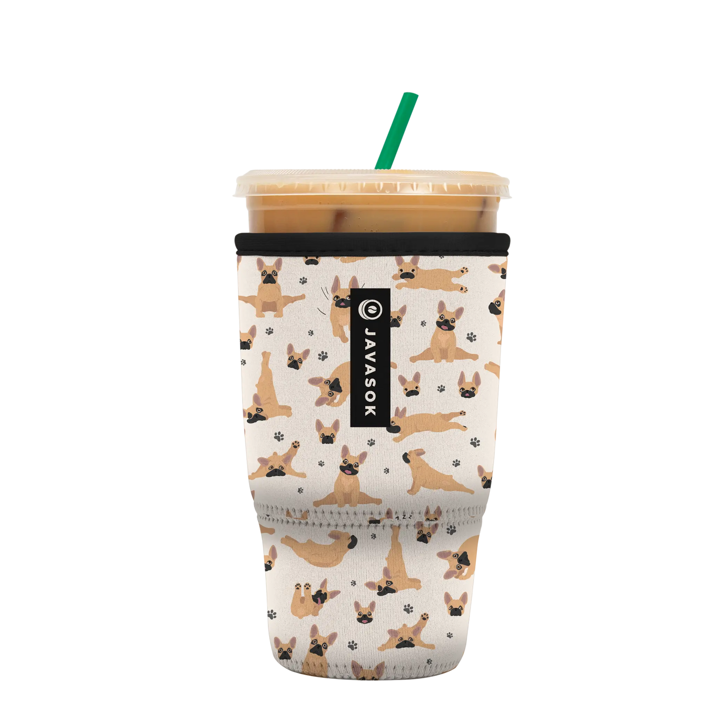 Sok-It JavaSok - Pardon My Frenchie Large 30-32oz 18.99 JavaSok-Evergreen