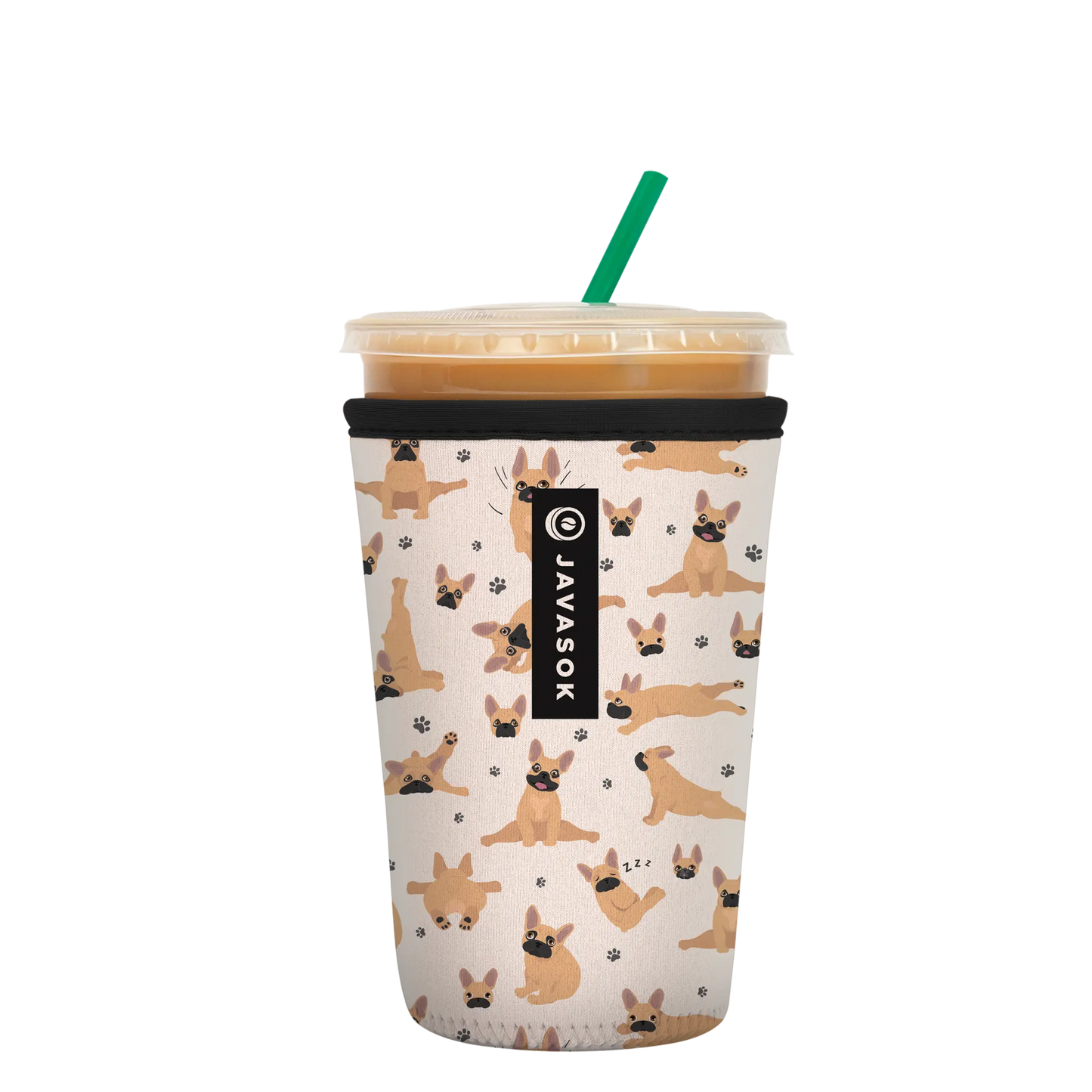 Sok-It JavaSok - Pardon My Frenchie Medium 22-28oz 16.99 JavaSok-Evergreen