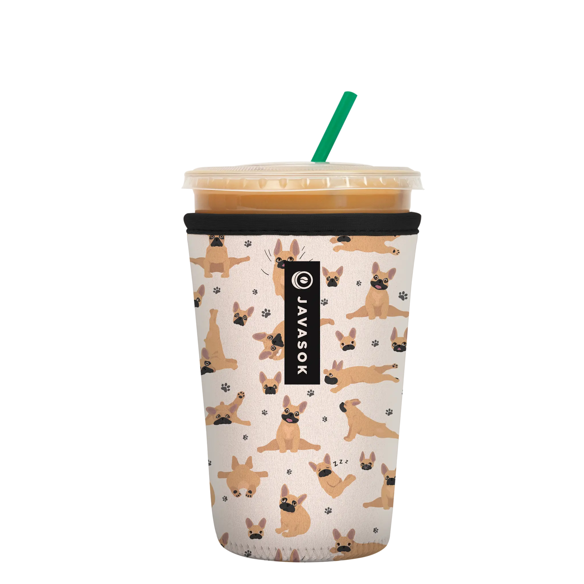 Sok-It JavaSok - Pardon My Frenchie Medium 22-28oz 16.99 JavaSok-Evergreen