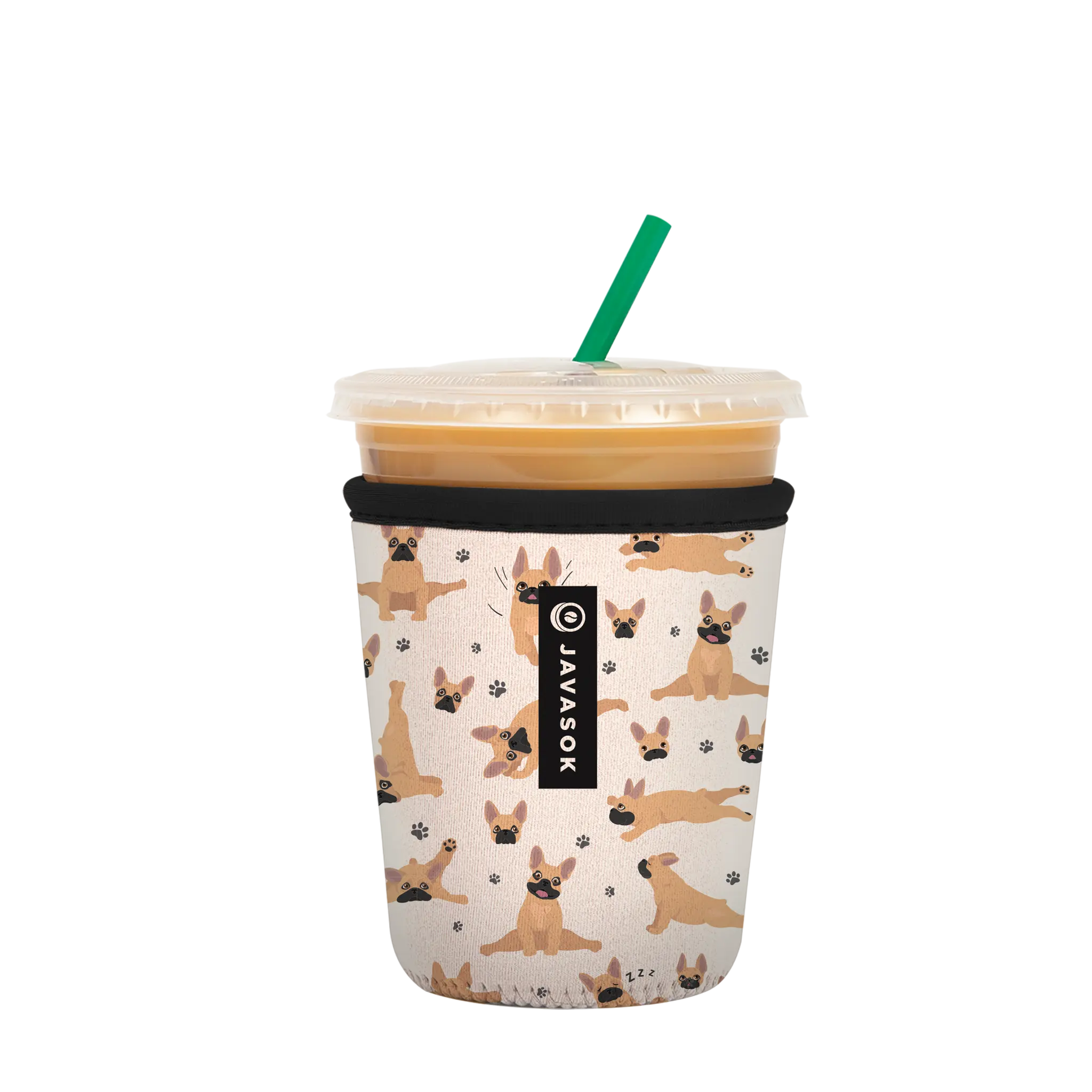 Sok-It JavaSok - Pardon My Frenchie Small 16-20oz 14.99 JavaSok-Evergreen