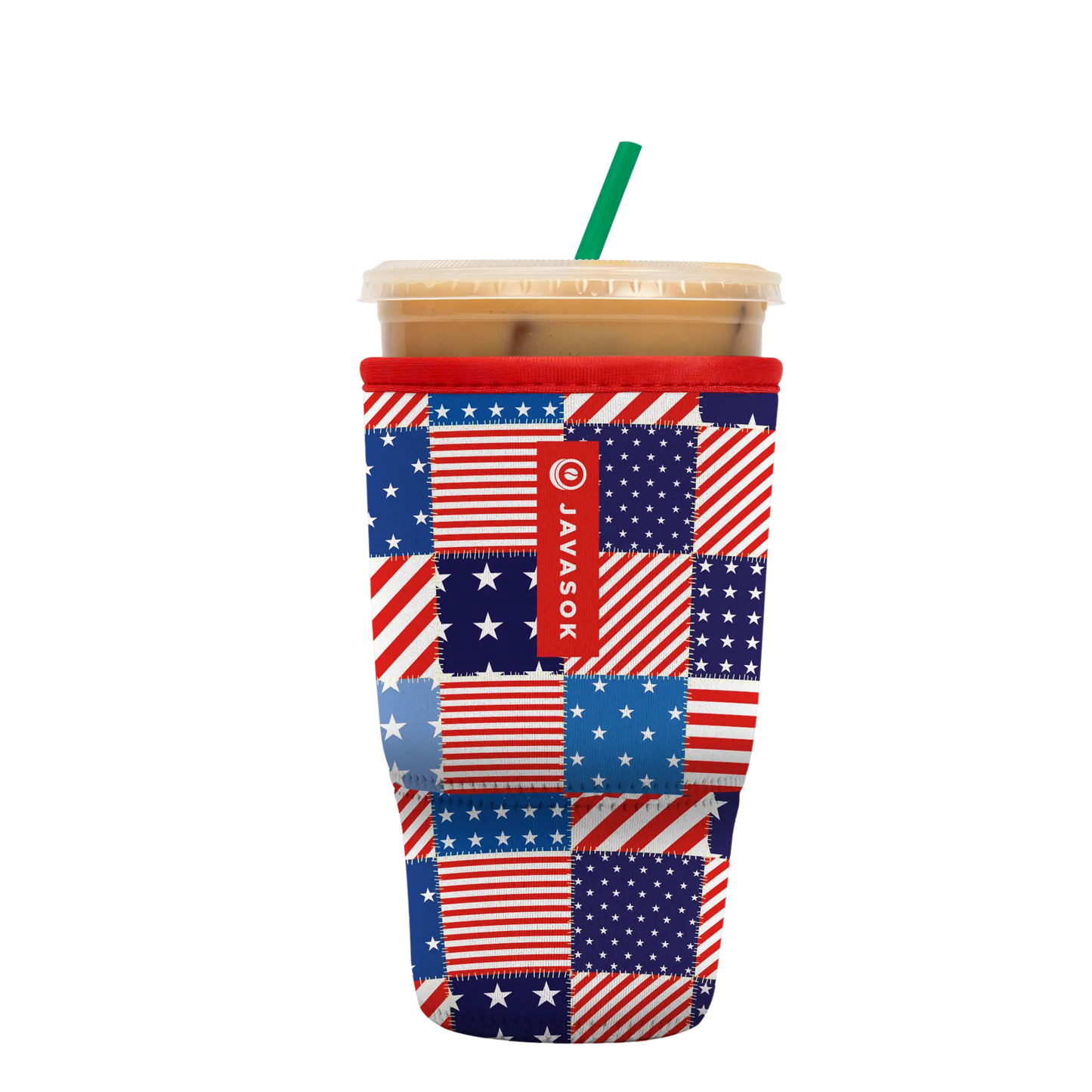 Sok-It JavaSok - Patriotic Patchwork Large-30-32oz 18.99 JavaSok-Summer Holiday