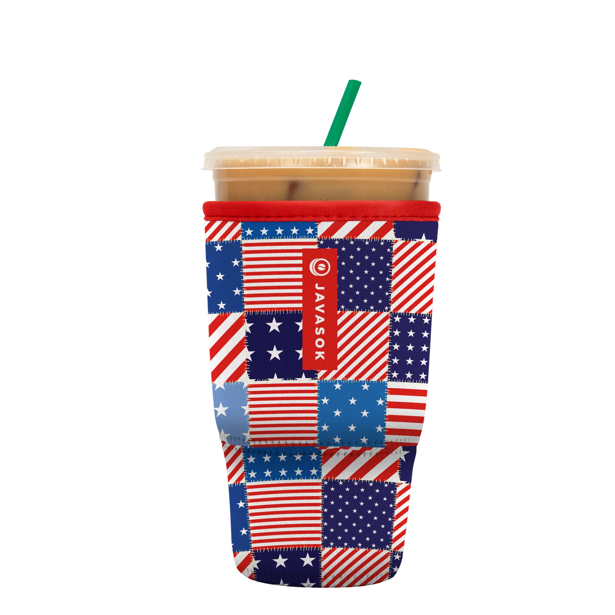 Sok-It JavaSok - Patriotic Patchwork Large-30-32oz 18.99 JavaSok-Summer Holiday
