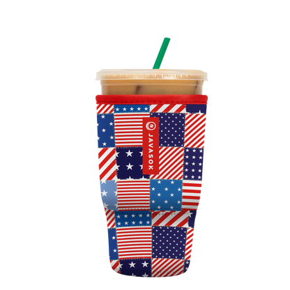 Sok-It JavaSok - Patriotic Patchwork Large-30-32oz 18.99 JavaSok-Summer Holiday