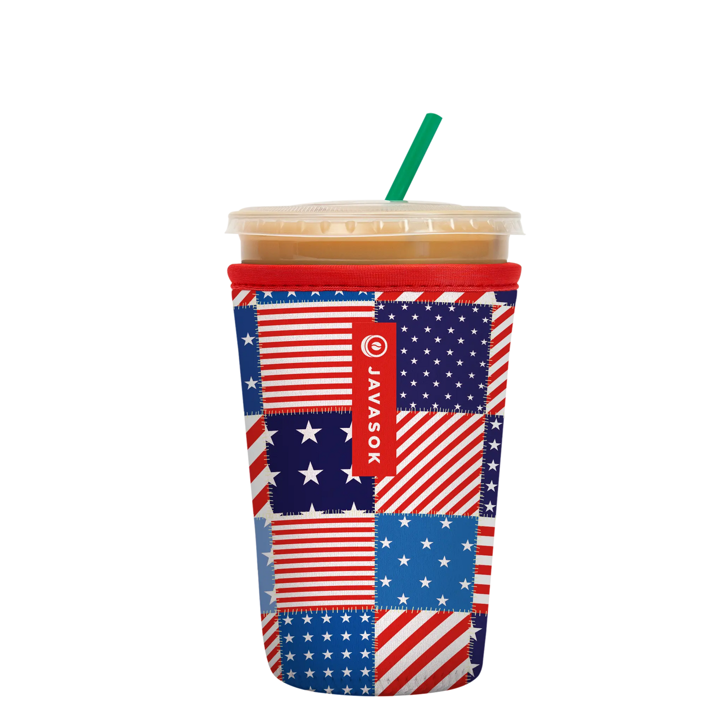 Sok-It JavaSok - Patriotic Patchwork Medium-22-28oz 16.99 JavaSok-Summer Holiday