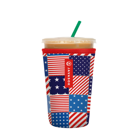 Sok-It JavaSok - Patriotic Patchwork Medium-22-28oz 16.99 JavaSok-Summer Holiday