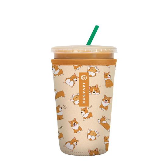 Sok-It JavaSok - Too Corgi to Function Medium 22-28oz 16.99 JavaSok-Evergreen