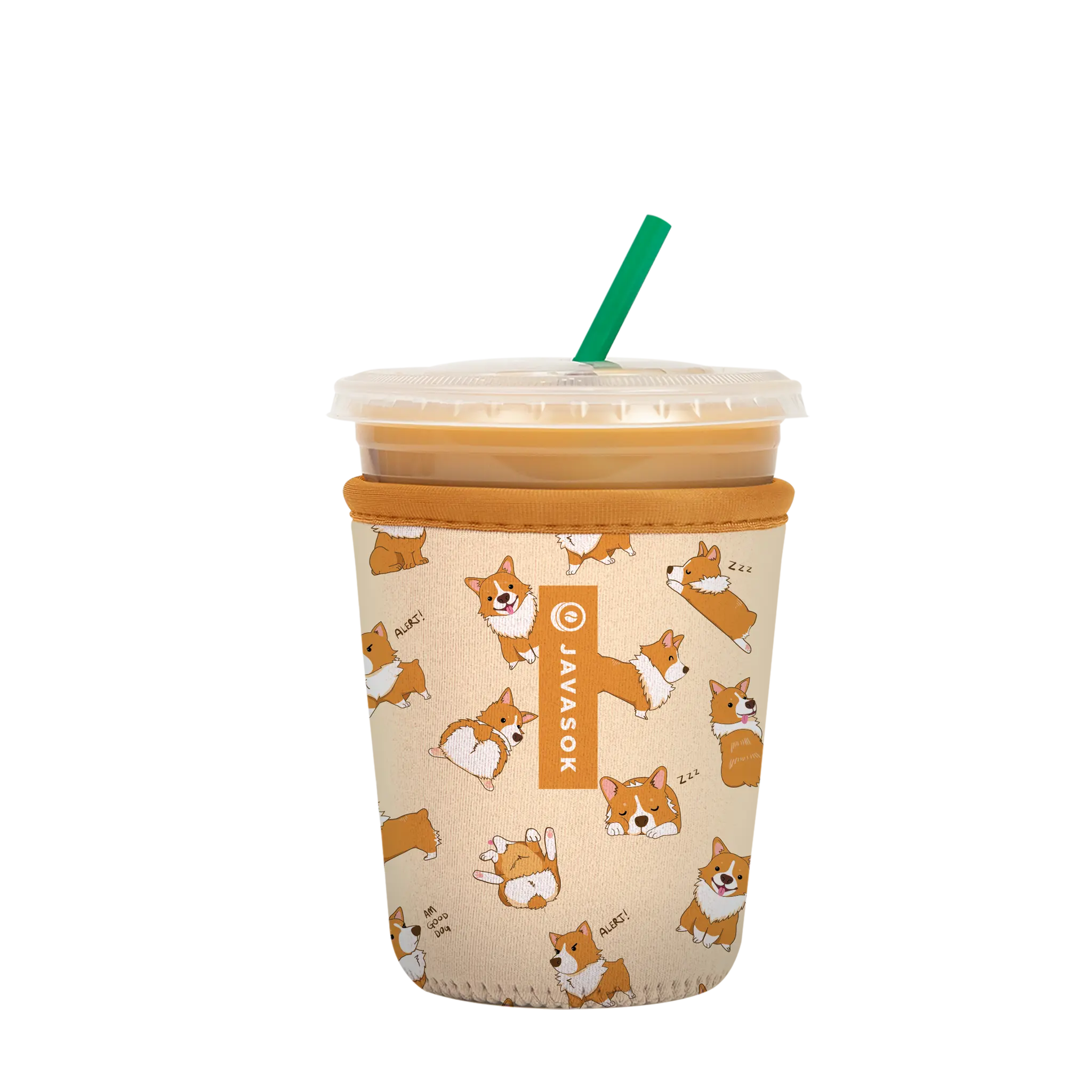 Sok-It JavaSok - Too Corgi to Function Small 16-20oz 14.99 JavaSok-Evergreen