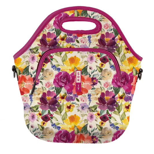 Sok-It LunchTote XL - Blooming Bright  LunchTote-Evergreen