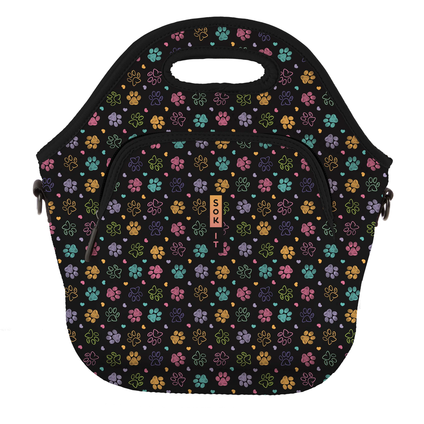 Sok-It LunchTote XL - Furry Footprints  LunchTote-Evergreen