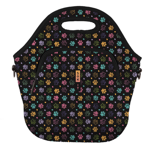 Sok-It LunchTote XL - Furry Footprints  LunchTote-Evergreen