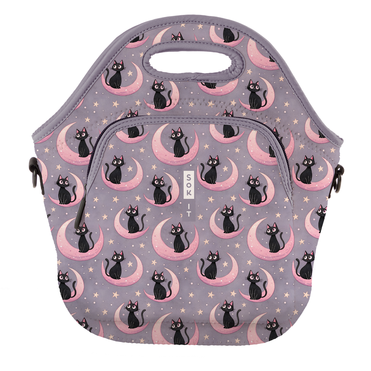 LunchTote XL - Crescent Kitty